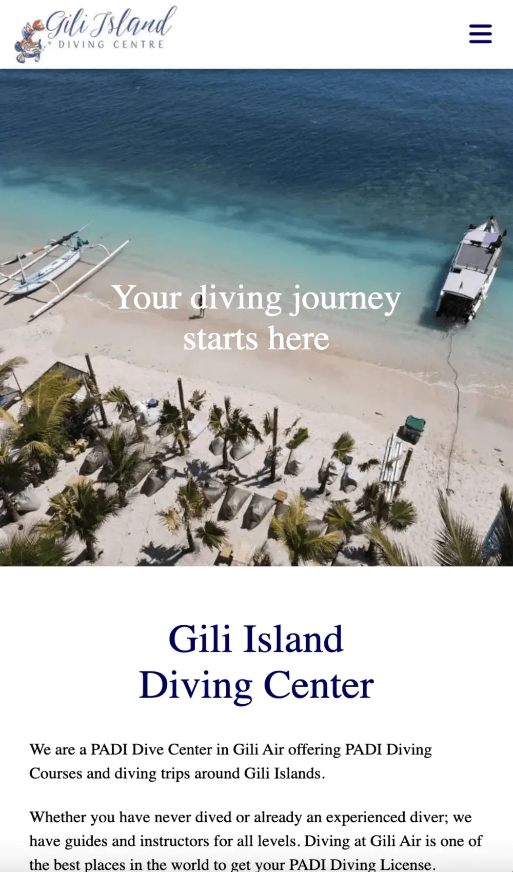 Gili Island Diving Center in Gili Air